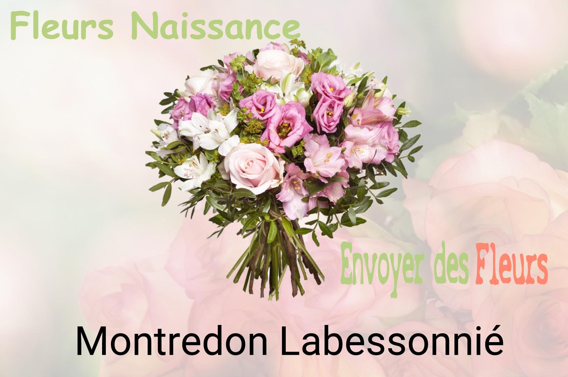 Bouquet de fleurs de naissance livré à Montredon-Labessonnié